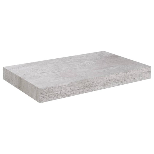 Floating Wall Shelf Concrete Grey 23x23.5x3.8 cm MDF Floating Wall Shelf Concrete Grey 23x23.5x3.8 cm MDF
