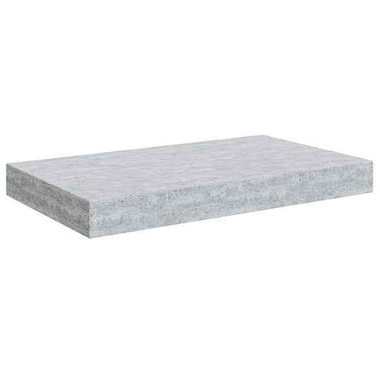 Floating Wall Shelf Concrete Grey 40x23x3.8 cm MDF Floating Wall Shelf Concrete Grey 40x23x3.8 cm MDF