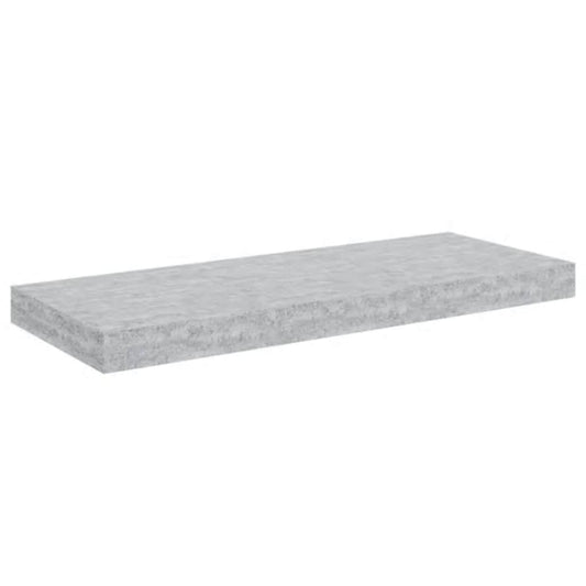 Floating Wall Shelf Concrete Grey 60x23.5x3.8 cm MDF Floating Wall Shelf Concrete Grey 60x23.5x3.8 cm MDF