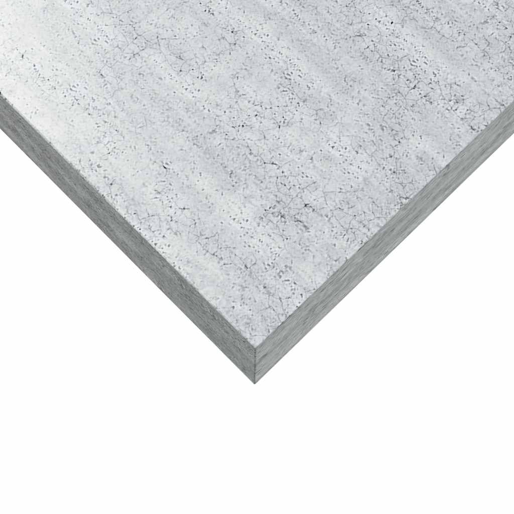 Floating Wall Shelf Concrete Grey 80x23.5x3.8 cm MDF