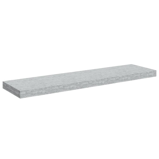 Floating Wall Shelf Concrete Grey 90x23.5x3.8 cm MDF Floating Wall Shelf Concrete Grey 90x23.5x3.8 cm MDF