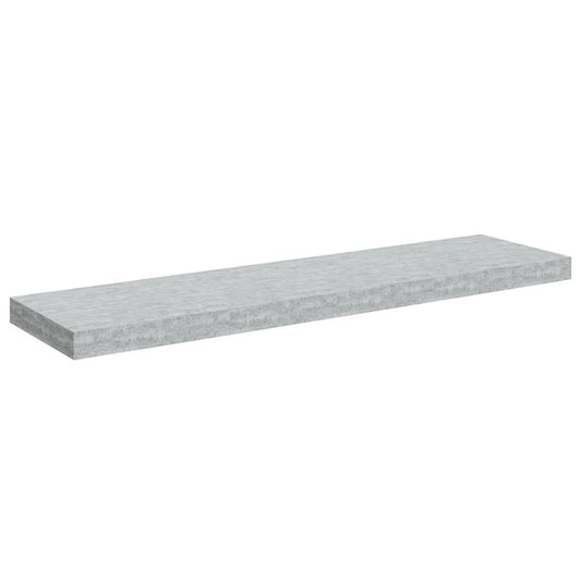 Floating Wall Shelf Concrete Grey 90x23.5x3.8 cm MDF Floating Wall Shelf Concrete Grey 90x23.5x3.8 cm MDF