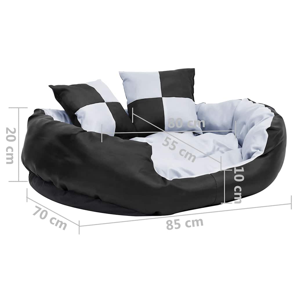 Dog Cushion | Grey and Black | 420D oxford fabric with PU coating