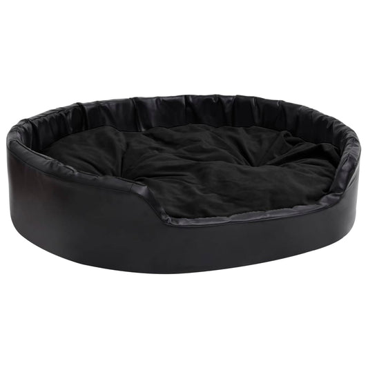 Dog Bed | Black | Faux leather | Medium | Dog Bed | Rectangular Dog Bed | Black | Faux leather | Medium | Dog Bed | Rectangular