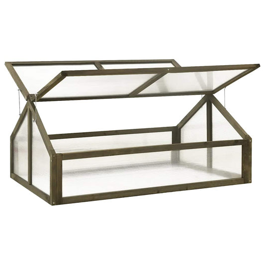 Greenhouse Grey 114x80x50 cm Firwood Greenhouse Grey 114x80x50 cm Firwood