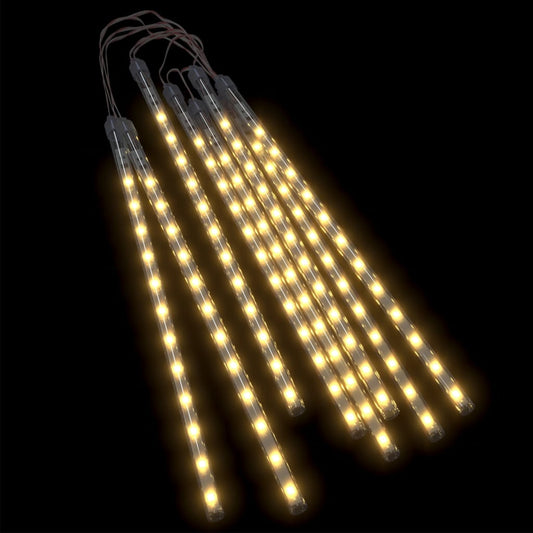 Meteor Lights 8 pcs 30 cm Warm White 192 LEDs Indoor Outdoor Meteor Lights 8 pcs 30 cm Warm White 192 LEDs Indoor Outdoor