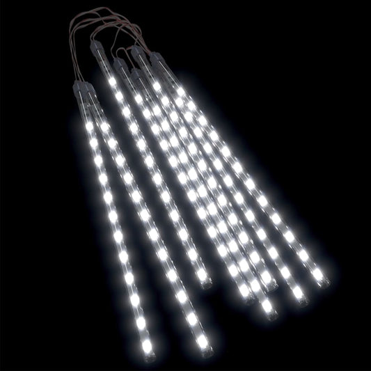 Meteor Lights 8 pcs 30 cm Cold White 192 LEDs Indoor Outdoor Meteor Lights 8 pcs 30 cm Cold White 192 LEDs Indoor Outdoor
