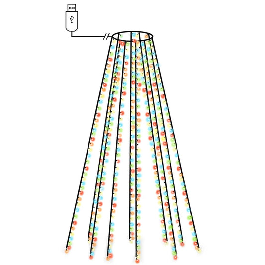 Tree Lights with 500 LEDs Colourful 500 cm Indoor Outdoor Tree Lights with 500 LEDs Colourful 500 cm Indoor Outdoor