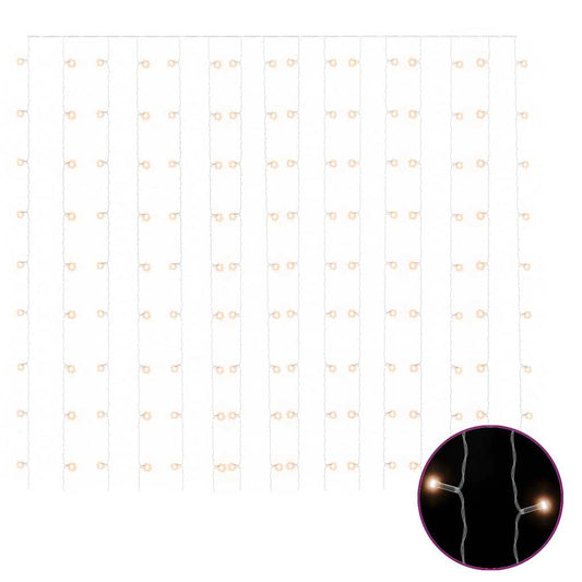 LED Curtain Fairy Lights 3x3m 300 LED Warm White 8 Function LED Curtain Fairy Lights 3x3m 300 LED Warm White 8 Function