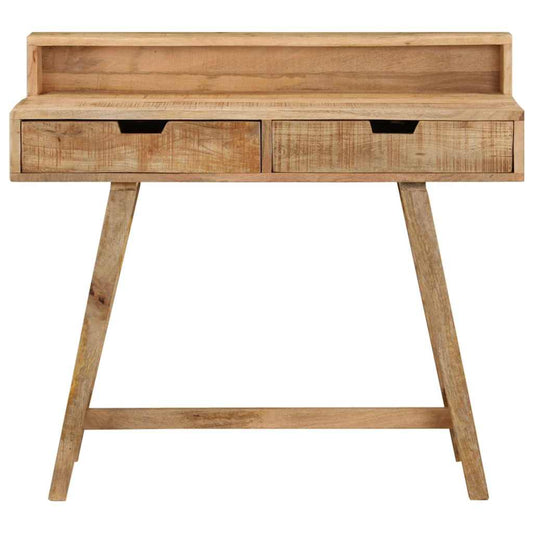 328269 vidaXL Desk 100x45x90 cm Solid Rough Mango Wood 328269 vidaXL Desk 100x45x90 cm Solid Rough Mango Wood