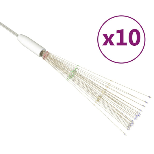 Outdoor Christmas Firecrack Lights 10pcs Multicolour 20cm1400LEDs Outdoor Christmas Firecrack Lights 10pcs Multicolour 20cm1400LEDs