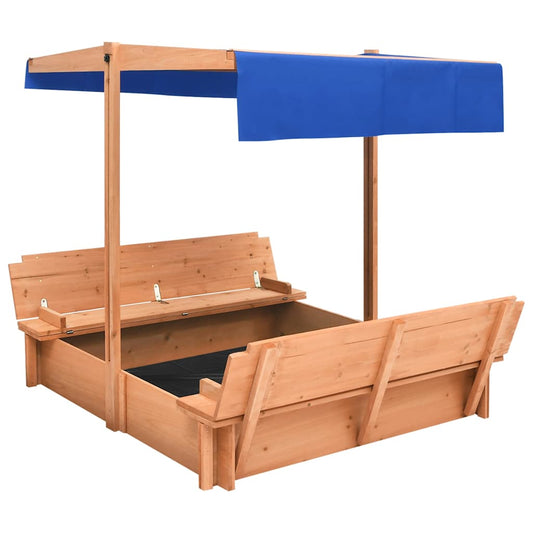 316474 vidaXL Sandbox with Roof Firwood 112x112x112 cm 316474 vidaXL Sandbox with Roof Firwood 112x112x112 cm