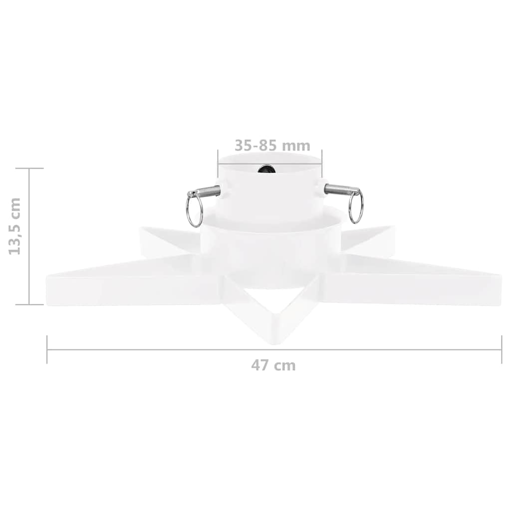 Christmas Tree Stand White 47x47x13.5 cm