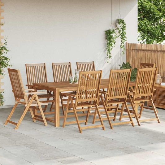 Folding Chairs 8 pcs Solid Acacia Wood Folding Chairs 8 pcs Solid Acacia Wood