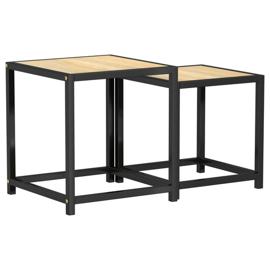 Tea Tables 2 pcs MDF Sonoma Oak Tea Tables 2 pcs MDF Sonoma Oak