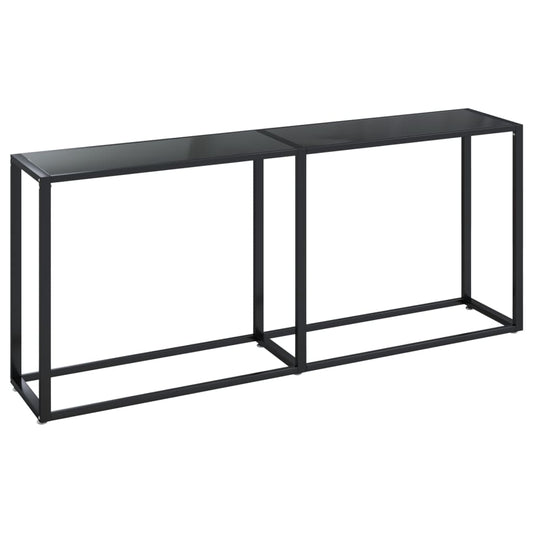 Console Table | Black | Tempered glass, powder-coated steel | Large Console Table | Black | Tempered glass, powder-coated steel | Large