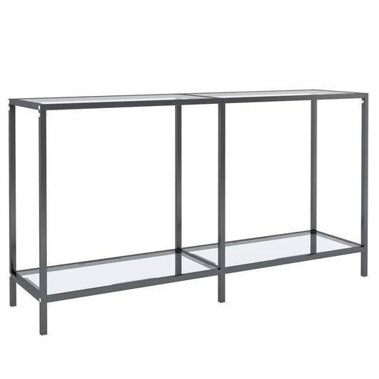331694 vidaXL Console Table Transparent 140x35x75,5 cm Tempered Glass 331694 vidaXL Console Table Transparent 140x35x75,5 cm Tempered Glass