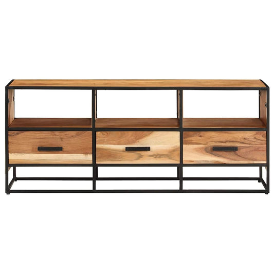 327448 vidaXL TV Cabinet 110x30x45 cm Solid Acacia Wood 327448 vidaXL TV Cabinet 110x30x45 cm Solid Acacia Wood