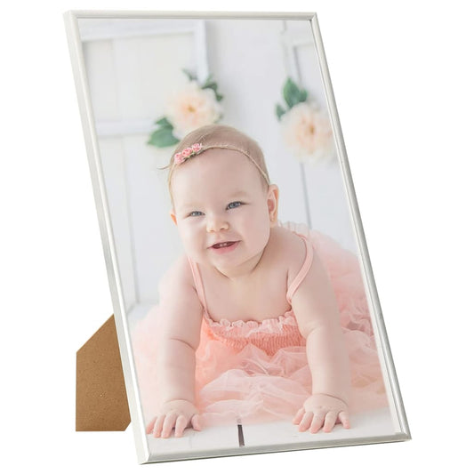 Photo Frames Collage 3pcs for Table Silver 21x29.7cm MDF Photo Frames Collage 3pcs for Table Silver 21x29.7cm MDF