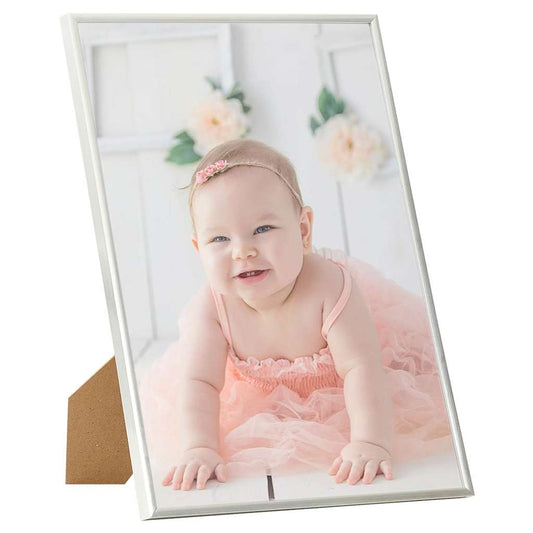 Photo Frames Collage 5 pcs for Wall or Table Silver 70x90cm MDF Photo Frames Collage 5 pcs for Wall or Table Silver 70x90cm MDF