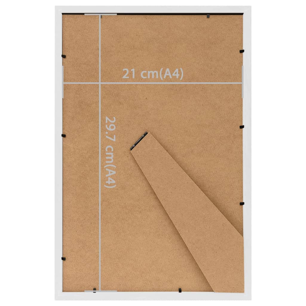 Photo Frames Collage 3pcs for Table White 21x29.7cm MDF