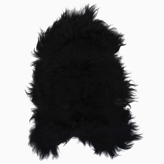 Icelandic Sheepskin Chair Cover Black 70x110 cm Icelandic Sheepskin Chair Cover Black 70x110 cm