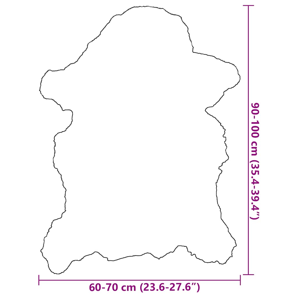 Sheep Leather Cream (60-70)x(90-100) cm