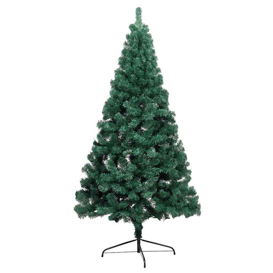 Artificial Half Pre-lit Christmas Tree with Ball Set Green 150 cm Artificial Half Pre-lit Christmas Tree with Ball Set Green 150 cm