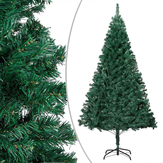 Artificial Pre-lit Christmas Tree with Ball Set Green 180 cm PVC Artificial Pre-lit Christmas Tree with Ball Set Green 180 cm PVC