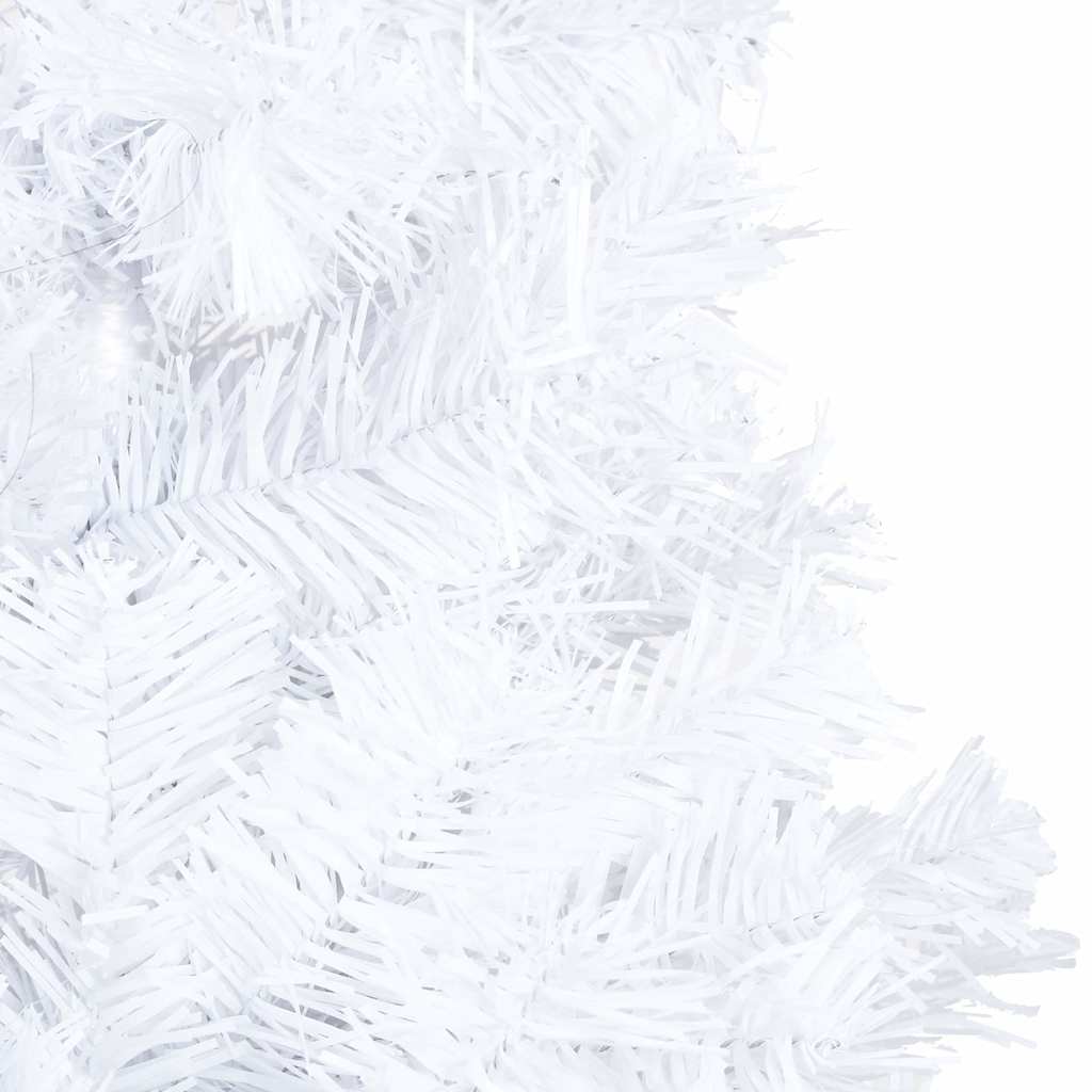 Artificial Pre-lit Christmas Tree with Ball Set White 120cm PVC