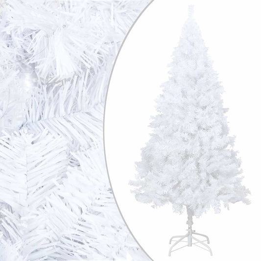 Artificial Pre-lit Christmas Tree with Ball Set White 150cm PVC Artificial Pre-lit Christmas Tree with Ball Set White 150cm PVC