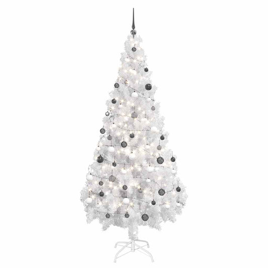 Christmas Tree | White | PVC | 180 cm | Ornaments | Fake Christmas Tree Christmas Tree | White | PVC | 180 cm | Ornaments | Fake Christmas Tree