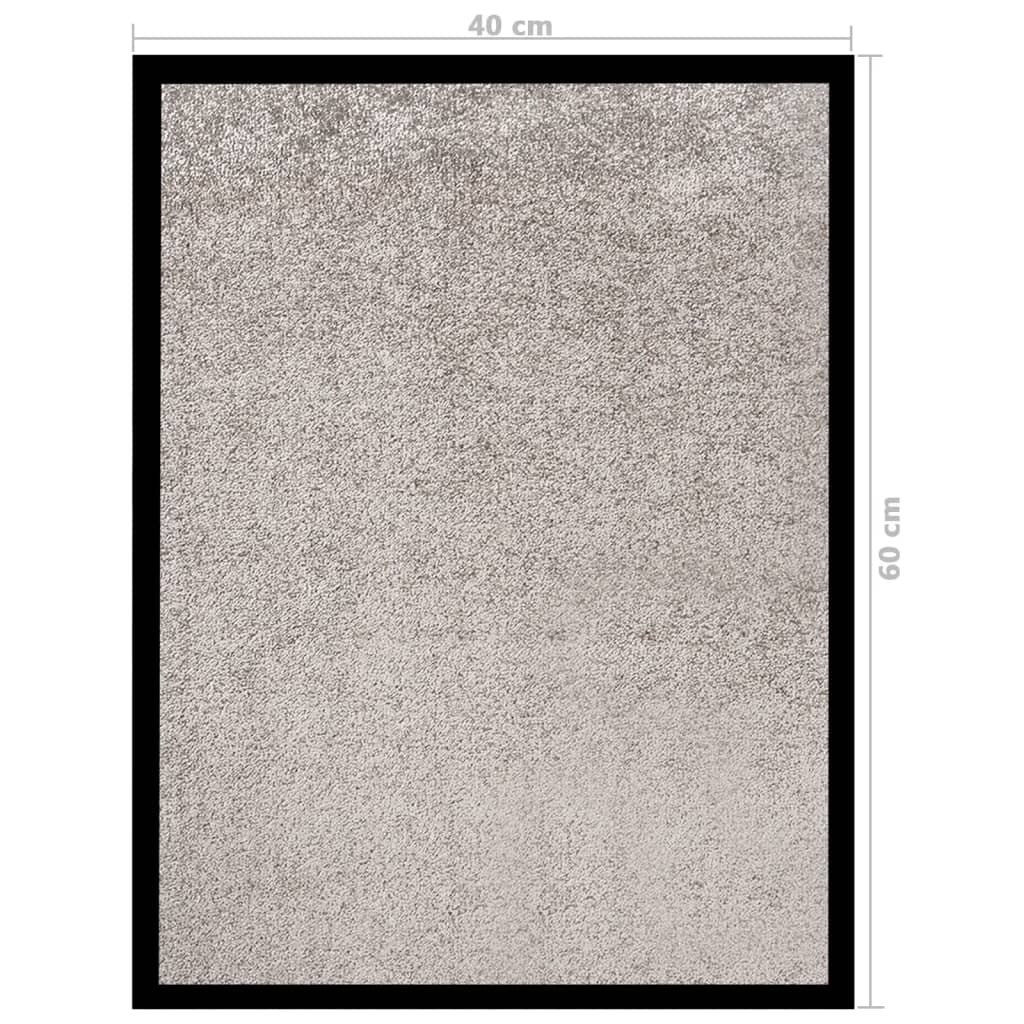 Doormat Grey 40x60 cm