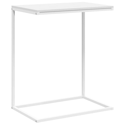 Side Table White 55x35x66 cm Engineered Wood Side Table White 55x35x66 cm Engineered Wood