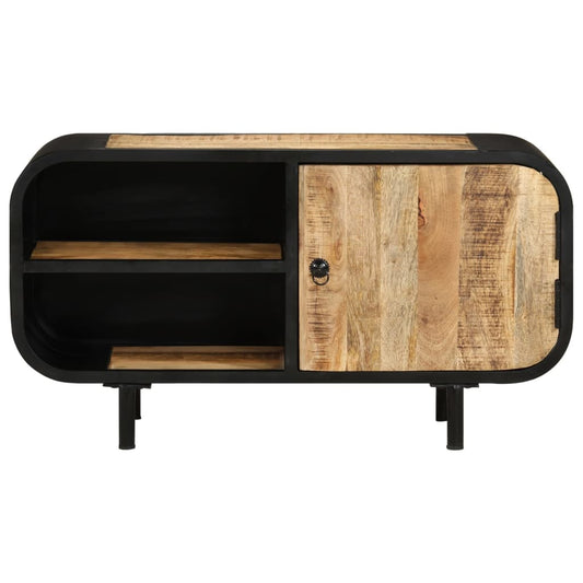 TV Cabinet 90x30x48 cm Rough Mango Wood TV Cabinet 90x30x48 cm Rough Mango Wood