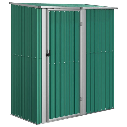 Garden Shed Green 180.5x97x209.5 cm Galvanised Steel Garden Shed Green 180.5x97x209.5 cm Galvanised Steel