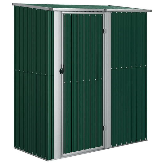 Garden Shed Green 180.5x97x209.5 cm Galvanised Steel Garden Shed Green 180.5x97x209.5 cm Galvanised Steel