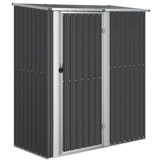 Garden Shed Anthracite 180.5x97x209.5 cm Galvanised Steel Garden Shed Anthracite 180.5x97x209.5 cm Galvanised Steel