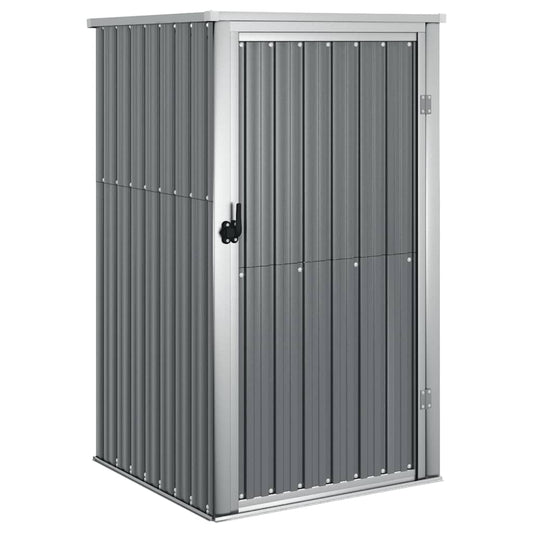 Garden Tool Shed Grey 88x89x161 cm Galvanised Steel Garden Tool Shed Grey 88x89x161 cm Galvanised Steel