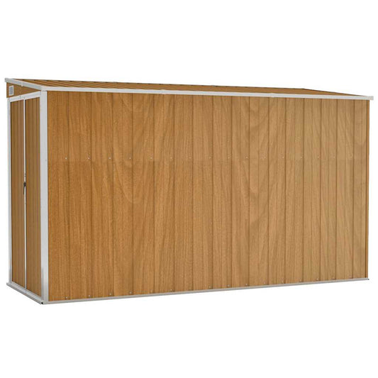 Garden Shed | Brown with wood look | Galvanised steel, metal Garden Shed | Brown with wood look | Galvanised steel, metal