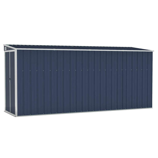 Wall-mounted Garden Shed Anthracite 118x382x178 cm Steel Wall-mounted Garden Shed Anthracite 118x382x178 cm Steel