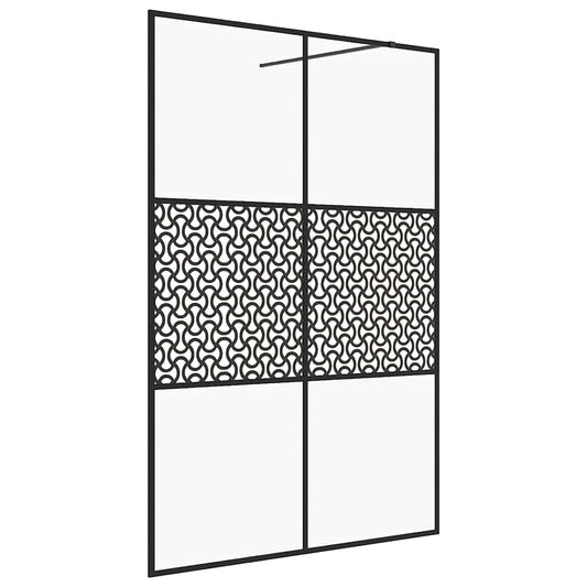 151032 vidaXL Walk-in Shower Wall with Clear ESG Glass 140x195 cm Black 151032 vidaXL Walk-in Shower Wall with Clear ESG Glass 140x195 cm Black