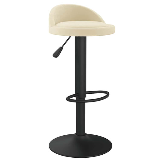 Bar Stool Cream Velvet Bar Stool Cream Velvet