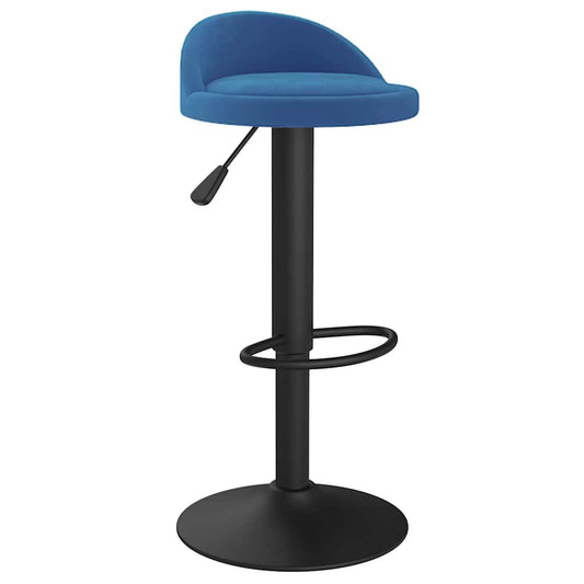 Bar Stool Blue Velvet Bar Stool Blue Velvet