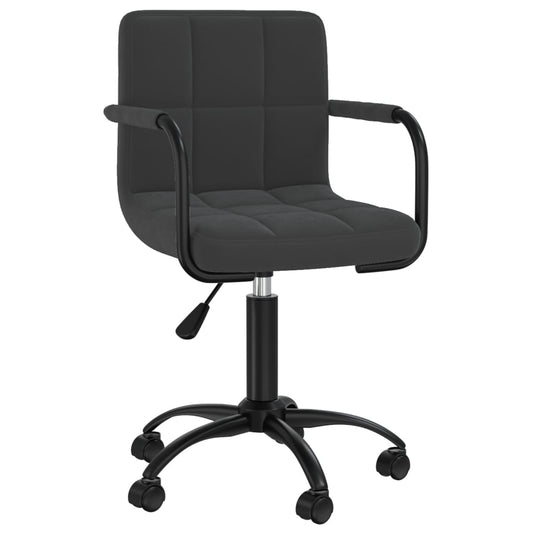 Swivel Office Chair Black Velvet Swivel Office Chair Black Velvet