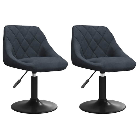 Swivel Dining Chairs 2 pcs Dark Grey Velvet Swivel Dining Chairs 2 pcs Dark Grey Velvet