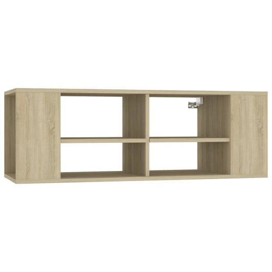Wall-Mounted TV Cabinet Sonoma Oak 102x35x35 cm Engineered Wood Wall-Mounted TV Cabinet Sonoma Oak 102x35x35 cm Engineered Wood