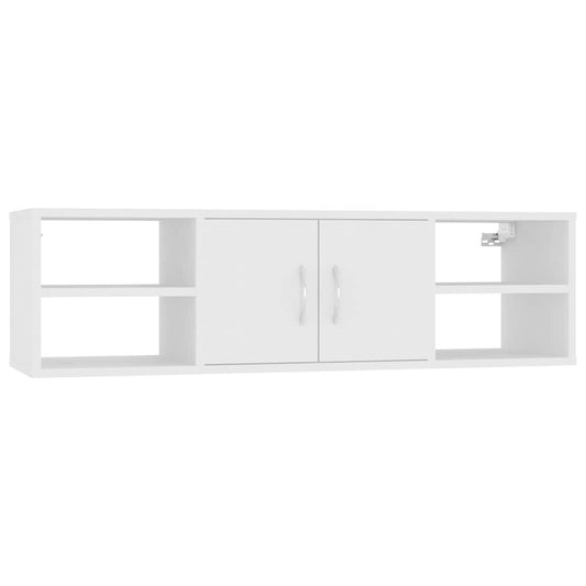 806256 vidaXL Wall Shelf White 102x30x29 cm Engineered Wood 806256 vidaXL Wall Shelf White 102x30x29 cm Engineered Wood