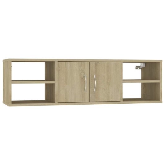 806259 vidaXL Wall Shelf Sonoma Oak 102x30x29 cm Engineered Wood 806259 vidaXL Wall Shelf Sonoma Oak 102x30x29 cm Engineered Wood