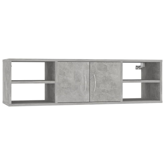 Wall Shelf Concrete Grey 102x30x29 cm Engineered Wood Wall Shelf Concrete Grey 102x30x29 cm Engineered Wood